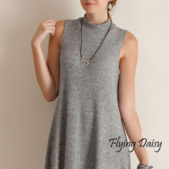 SOLD OUT SALE New Entro Sleeveless Sweater Dress - Picture 2 of 2
